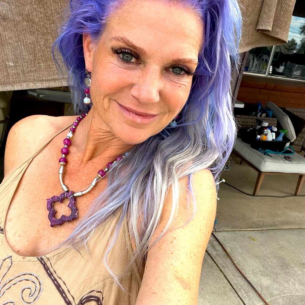 Handmade Reiki charged belt buckle, earrings and necklace!